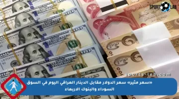 «سعر مثير» سعر الدولار مقابل الدينار العراقي اليوم في السوق السوداء والبنوك الأربعاء